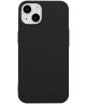 Apple iPhone 15 Plus Hoesje Matte Back Cover Dun TPU Zwart