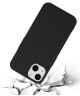 Apple iPhone 15 Plus Hoesje Matte Back Cover Dun TPU Zwart