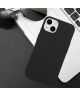 Apple iPhone 15 Plus Hoesje Matte Back Cover Dun TPU Zwart