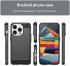 Apple iPhone 15 Pro Hoesje Geborsteld TPU Flexibele Back Cover Zwart afbeelding 8
