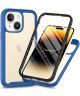 Apple iPhone 15 Plus Hoesje Full Protect 360° Cover Hybride Blauw