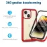 Apple iPhone 15 Plus Hoesje Full Protect 360° Cover Hybride Rood afbeelding 2