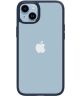Apple iPhone 15 Hoesje Armor Back Cover Transparant Blauw