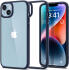 Apple iPhone 15 Hoesje Armor Back Cover Transparant Blauw afbeelding 1