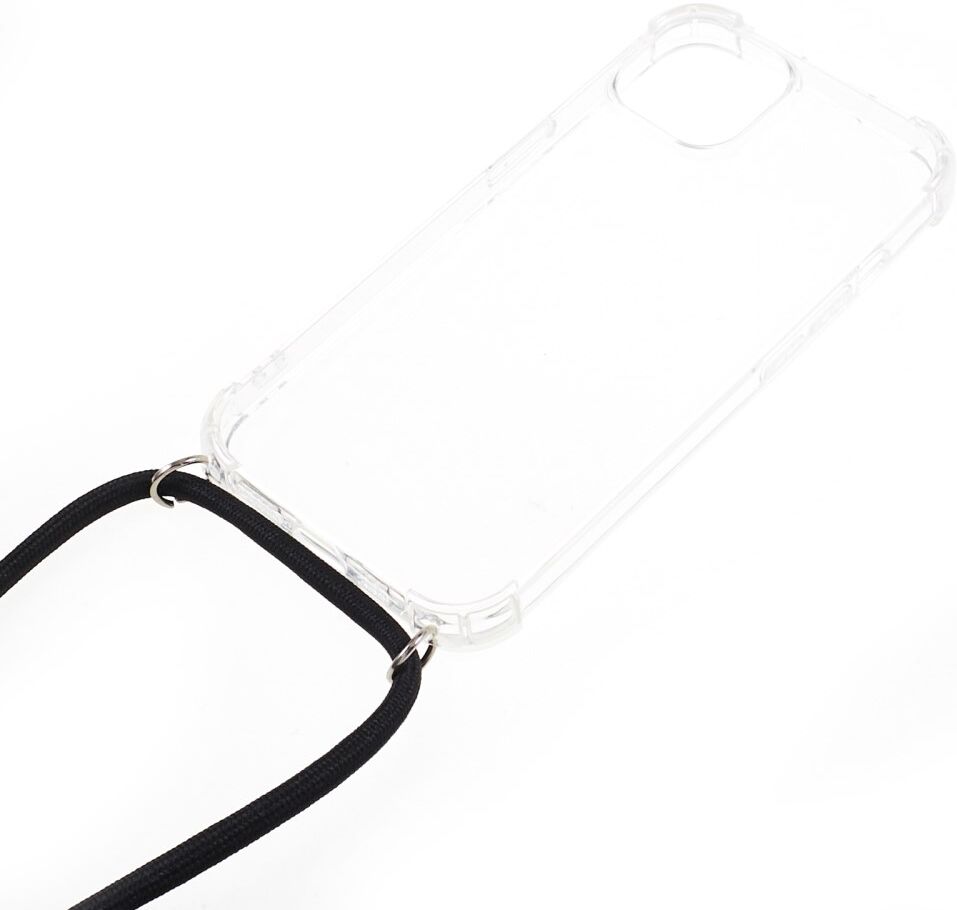 Apple iPhone 15 Plus Hoesje met Koord Schokbestendig TPU Transparant afbeelding 6
