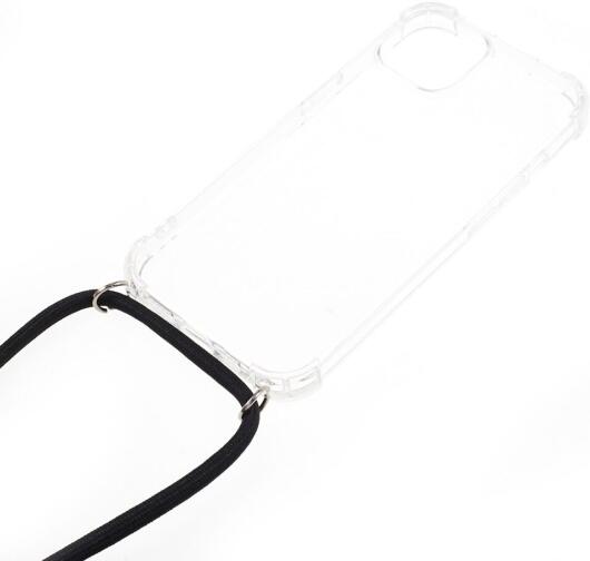 Apple iPhone 15 Plus Hoesje met Koord Schokbestendig TPU Transparant afbeelding 6