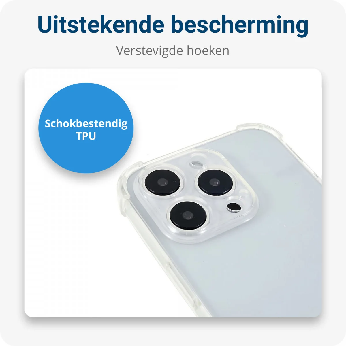 Apple iPhone 15 Pro Hoesje met Koord Schokbestendig TPU Transparant afbeelding 2