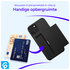 Apple iPhone 15 Hoesje met Slider Kaarthouder Back Cover Zwart afbeelding 5