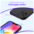 Apple iPhone 15 Hoesje met Slider Kaarthouder Back Cover Zwart afbeelding 6
