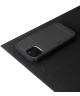 Apple iPhone 15 Plus Hoesje met Slider Kaarthouder Back Cover Zwart