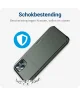 Apple iPhone 15 Pro Max Hoesje met Slider Kaarthouder Back Cover Groen
