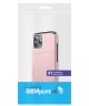 Apple iPhone 15 Pro Hoesje met Slider Kaarthouder Back Cover Roze