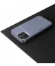 Apple iPhone 15 Plus Hoesje met Slider Kaarthouder Back Cover Blauw