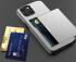 Apple iPhone 15 Plus Hoesje met Slider Kaarthouder Back Cover Grijs afbeelding 17