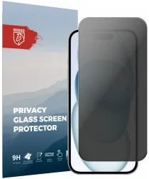 Rosso Apple iPhone 15 9H Tempered Glass Screen Protector Privacy