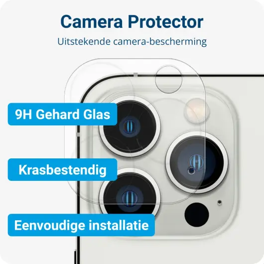 Apple iPhone 15 Pro Hoesje + Screen Protector + Camera Protector afbeelding 5