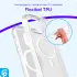 Apple iPhone 15 Hoesje met MagSafe Dun TPU Back Cover Transparant afbeelding 3