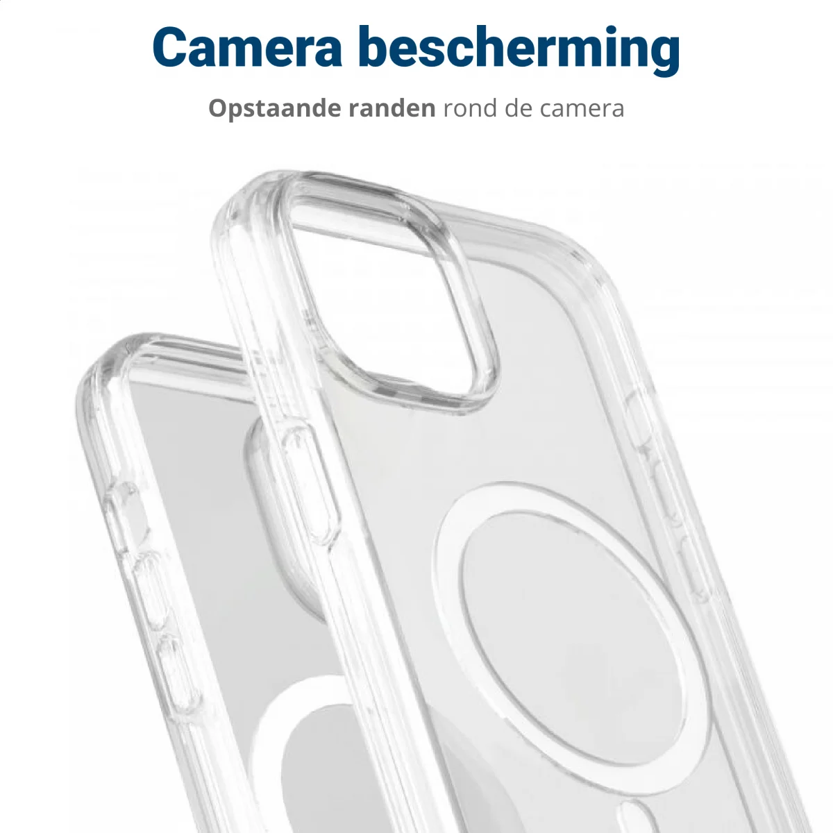 Apple iPhone 15 Plus Hoesje met MagSafe Dun TPU Transparant afbeelding 10