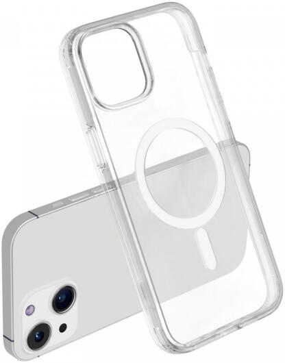 Apple iPhone 15 Plus Hoesje met MagSafe Dun TPU Transparant afbeelding 14