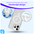 Apple iPhone 15 Pro Hoesje met MagSafe Dun TPU Back Cover Transparant afbeelding 2