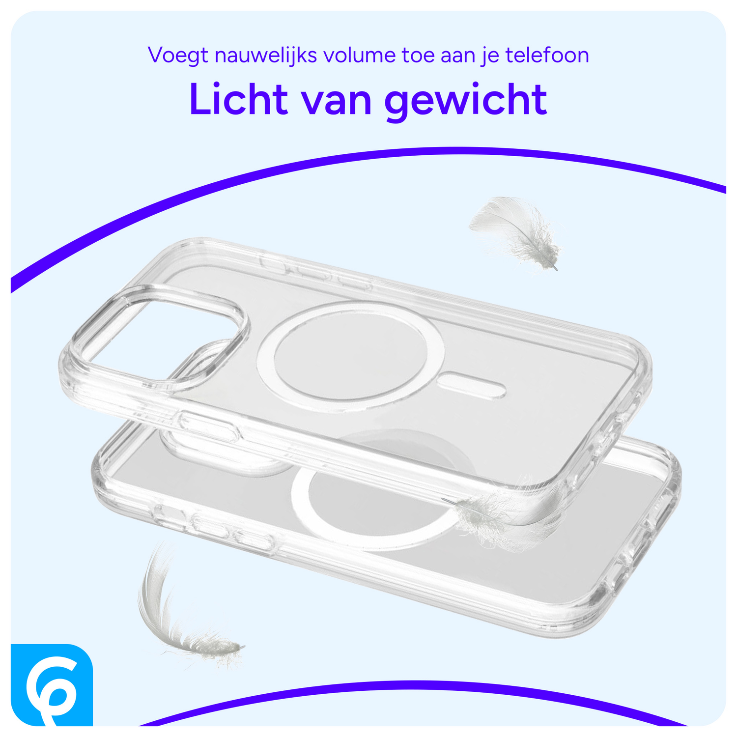 Apple iPhone 15 Pro Max Hoesje met MagSafe Dun TPU Transparant afbeelding 6