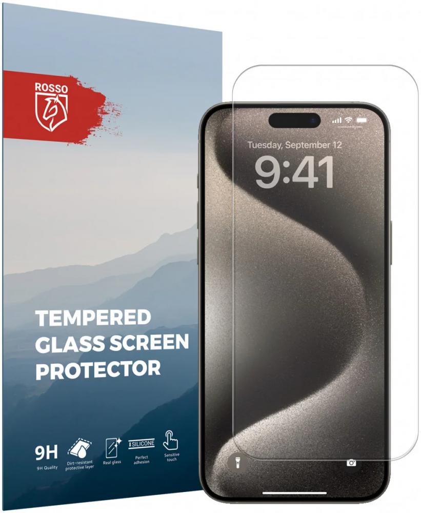 Rosso Apple iPhone 15 Pro Max 9H Tempered Glass Screen Protector afbeelding 4