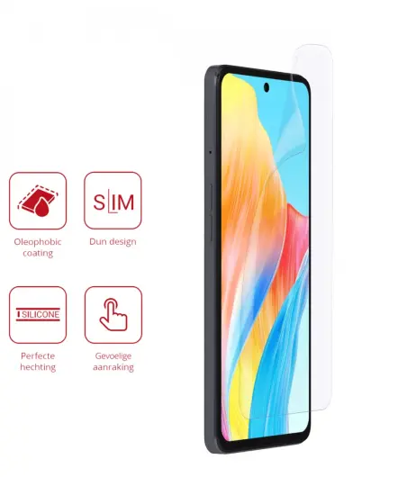 Rosso Oppo A98 Screen Protector Ultra Clear Duo Pack afbeelding 2