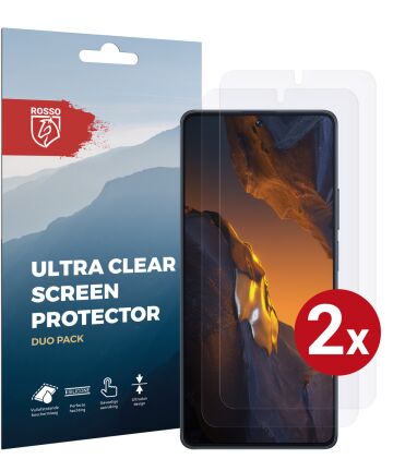 Rosso Xiaomi Poco F5 Screen Protector Ultra Clear Duo Pack Screen Protectors