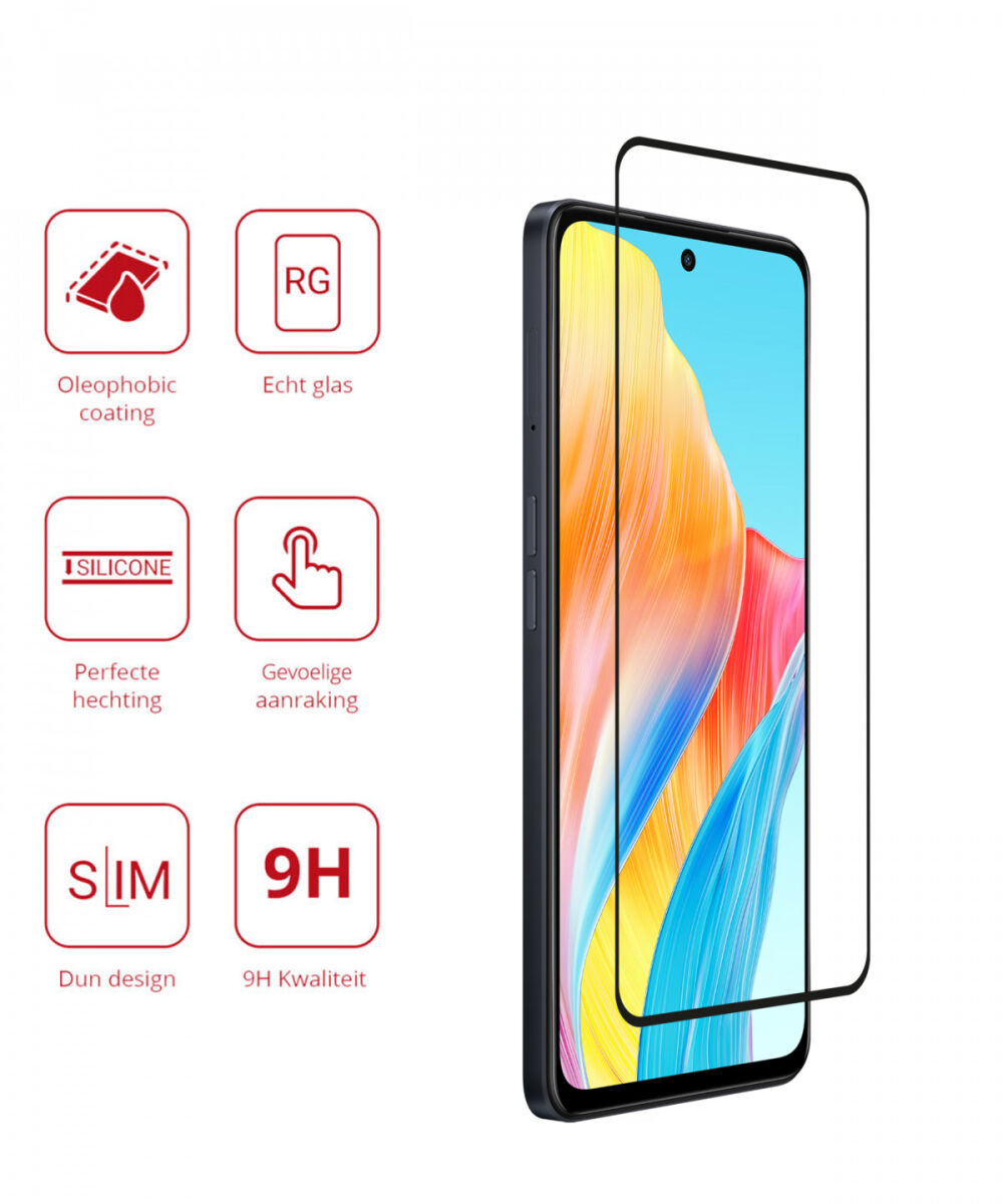 Rosso Oppo A98 9H Tempered Glass Screen Protector afbeelding 2