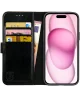 Rosso Element Apple iPhone 15 Plus Hoesje Book Case Wallet Zwart