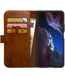 Rosso Element Xiaomi Poco F5 Pro Hoesje Book Case Wallet Bruin