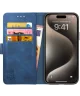Rosso Element Apple iPhone 15 Pro Hoesje Book Case Wallet Blauw