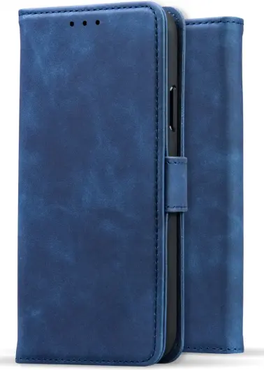 Rosso Element Apple iPhone 15 Pro Hoesje Book Case Wallet Blauw afbeelding 10