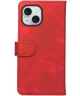 Rosso Element Apple iPhone 15 Hoesje Book Case Wallet Rood