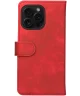 Rosso Element Apple iPhone 15 Pro Hoesje Book Case Wallet Rood