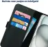 Rosso Deluxe Apple iPhone 15 Plus Hoesje Echt Leer Book Case Zwart afbeelding 4