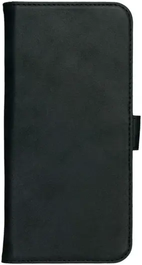 Rosso Deluxe Apple iPhone 15 Pro Hoesje Echt Leer Book Case Zwart afbeelding 10