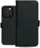 Rosso Deluxe Apple iPhone 15 Pro Hoesje Echt Leer Book Case Zwart afbeelding 11