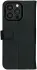 Rosso Deluxe Apple iPhone 15 Pro Hoesje Echt Leer Book Case Zwart afbeelding 9