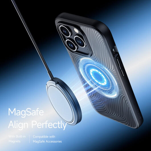 Dux Ducis Aimo Apple iPhone 15 Pro Hoesje MagSafe Back Cover Zwart afbeelding 2