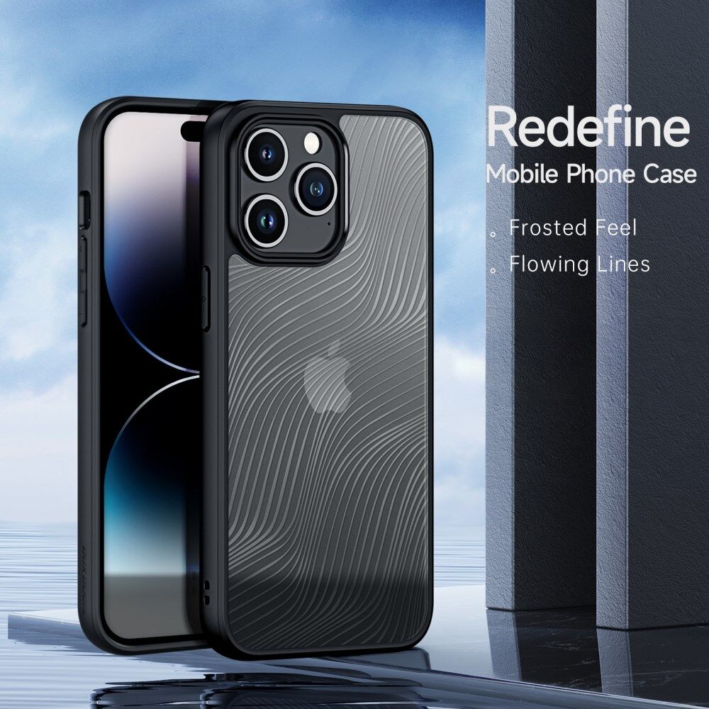 Dux Ducis Aimo Apple iPhone 15 Pro Max Hoesje Back Cover Zwart afbeelding 3