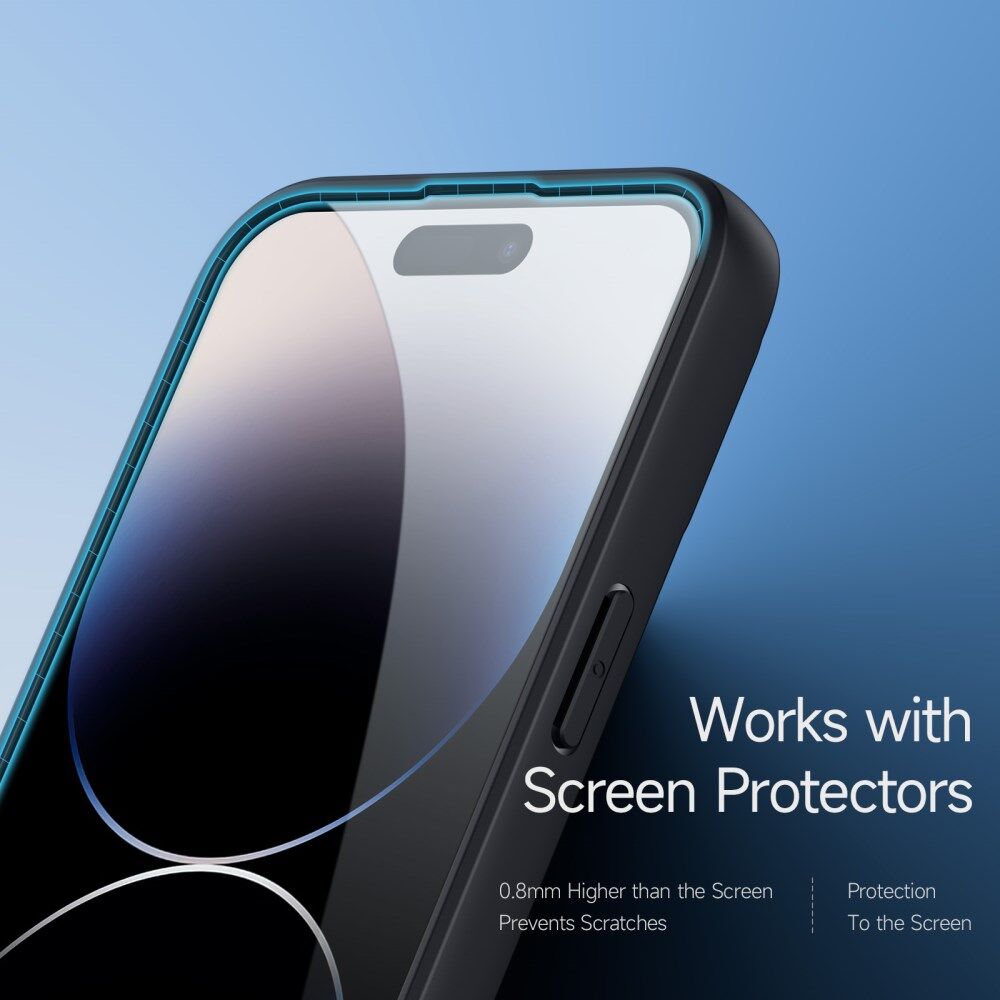 Dux Ducis Aimo Apple iPhone 15 Pro Max Hoesje Back Cover Zwart afbeelding 8