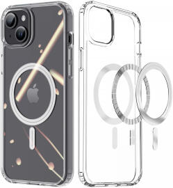 Dux Ducis Clin iPhone 15 Hoesje MagSafe Back Cover Transparant