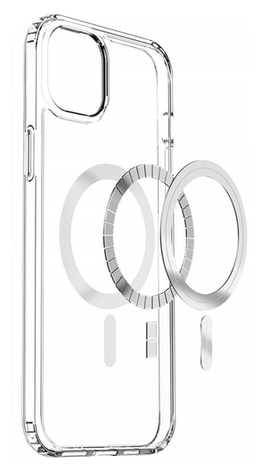 Dux Ducis Clin iPhone 15 Plus Hoesje MagSafe Back Cover Transparant afbeelding 1