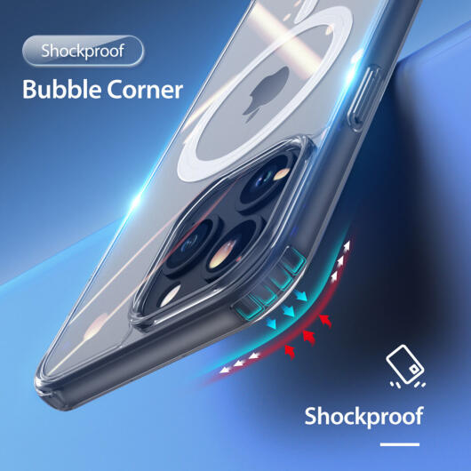 Dux Ducis Clin iPhone 15 Pro Max Hoesje MagSafe Back Cover Transparant afbeelding 4