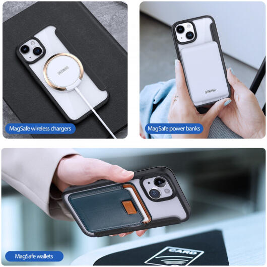 Dux Ducis Skin X Pro Apple iPhone 15 Hoesje MagSafe Book Case Zwart afbeelding 7