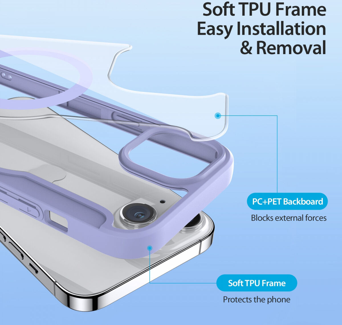 Dux Ducis Skin X Pro iPhone 15 Plus Hoesje MagSafe Book Case Paars afbeelding 6