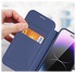 Dux Ducis Skin X Pro iPhone 15 Pro Max Hoesje MagSafe Book Case Blauw afbeelding 4