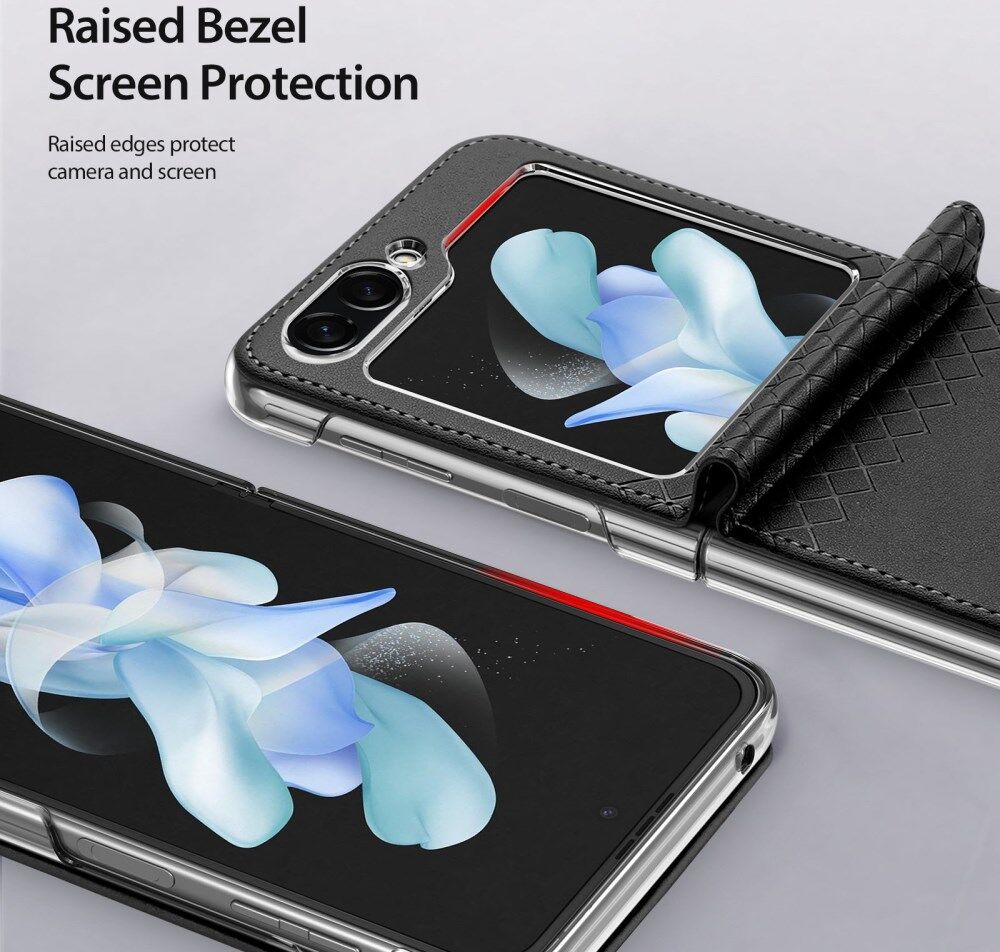 Dux Ducis Bril Samsung Galaxy Z Flip 5 Hoesje Back Cover Zwart afbeelding 9