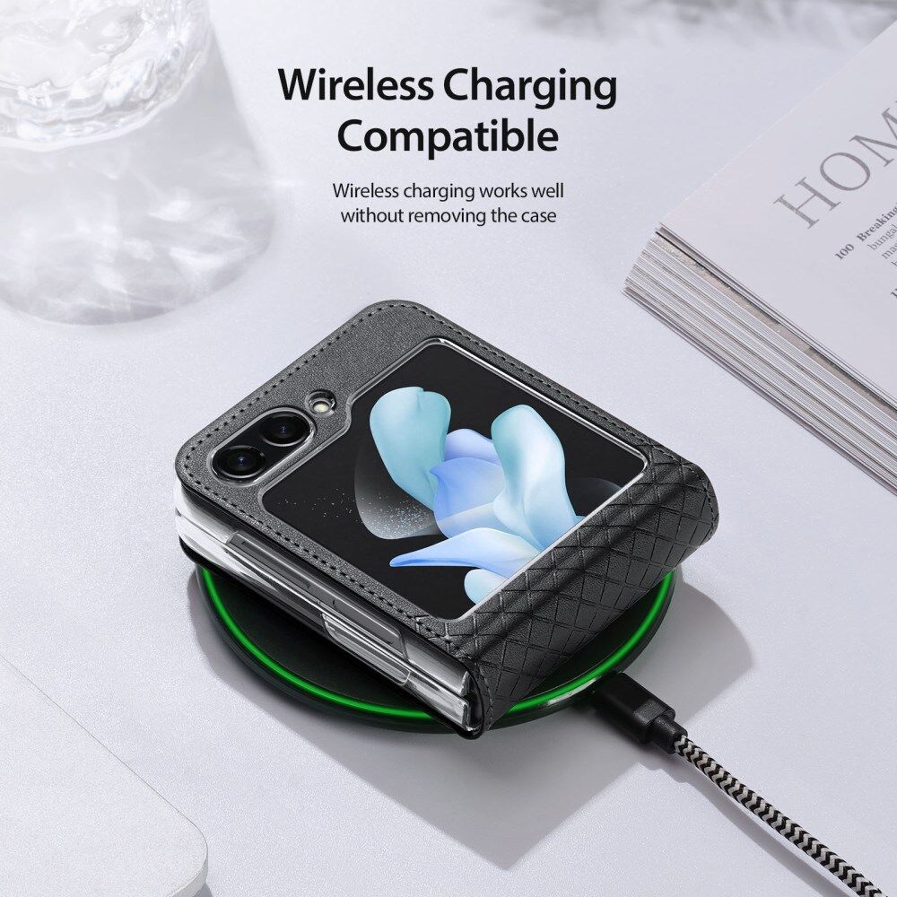 Dux Ducis Bril Samsung Galaxy Z Flip 5 Hoesje Back Cover Zwart afbeelding 10